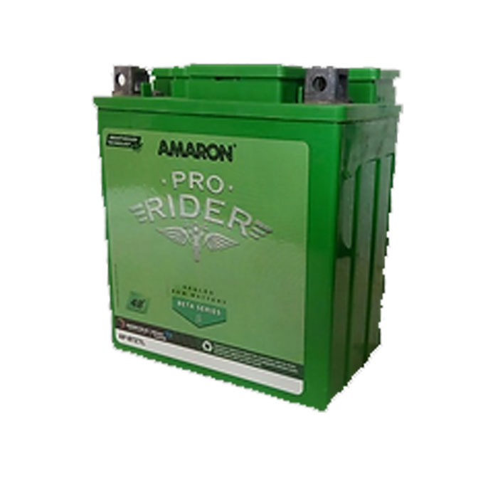 Amaron Pro Rider APBTZ7L with old battery