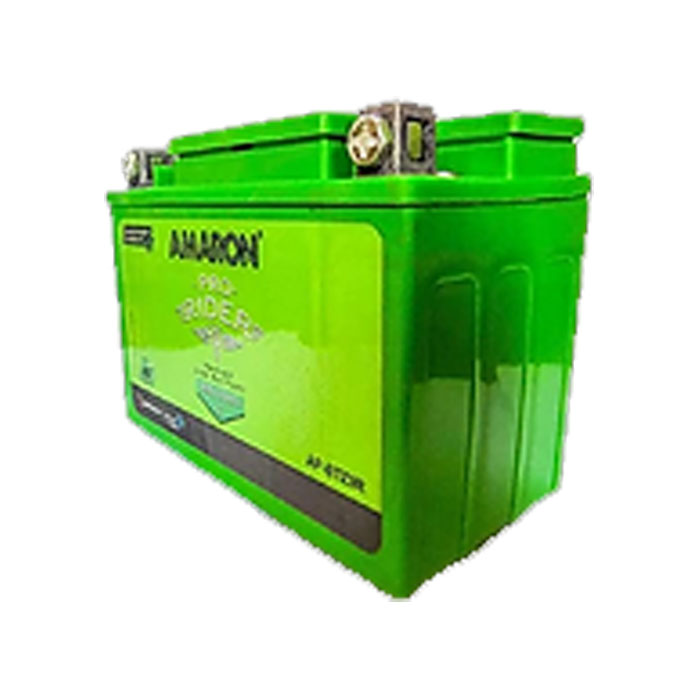 Amaron Pro Rider APBTZ9R with old battery